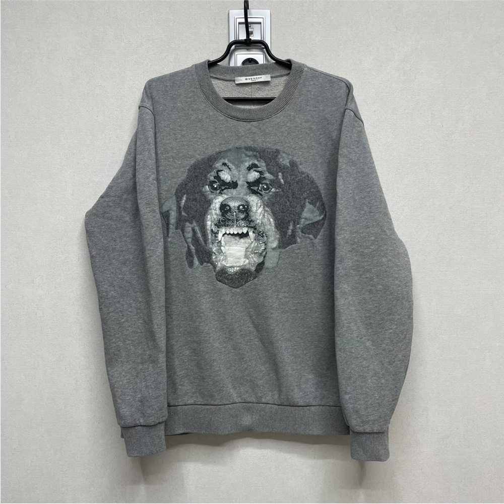 givenchy rottweiler sweatshirt rare dog animal print 3d Size XL.